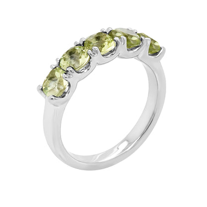 Cushion 4x4MM Gemstone Ring in 14K Gold