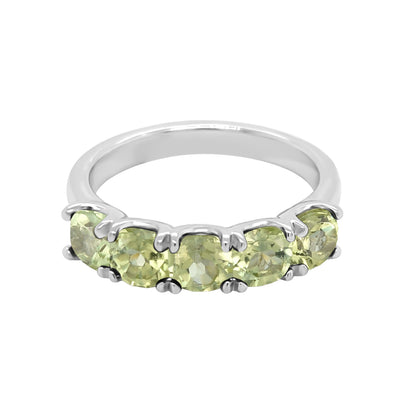 Cushion 4x4MM Gemstone Ring in 14K Gold