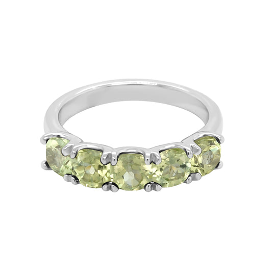 Cushion 4x4MM Gemstone Ring in 14K Gold