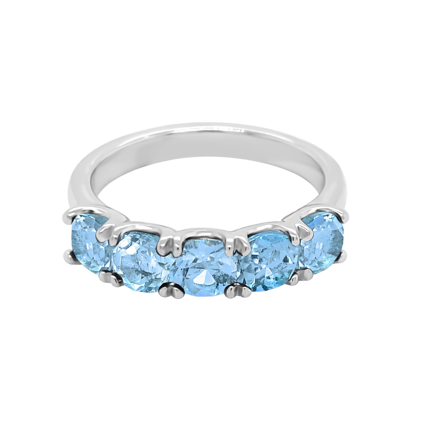 Cushion 4x4MM Gemstone Ring in 14K Gold