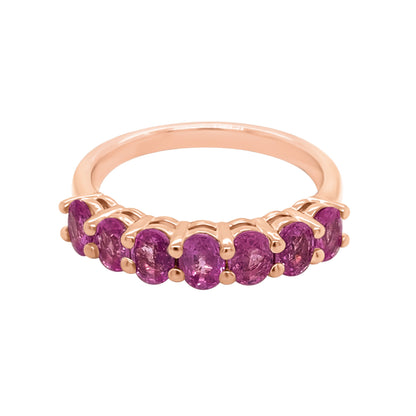 Oval 4x3MM Gemstone Ring in 14K Gold