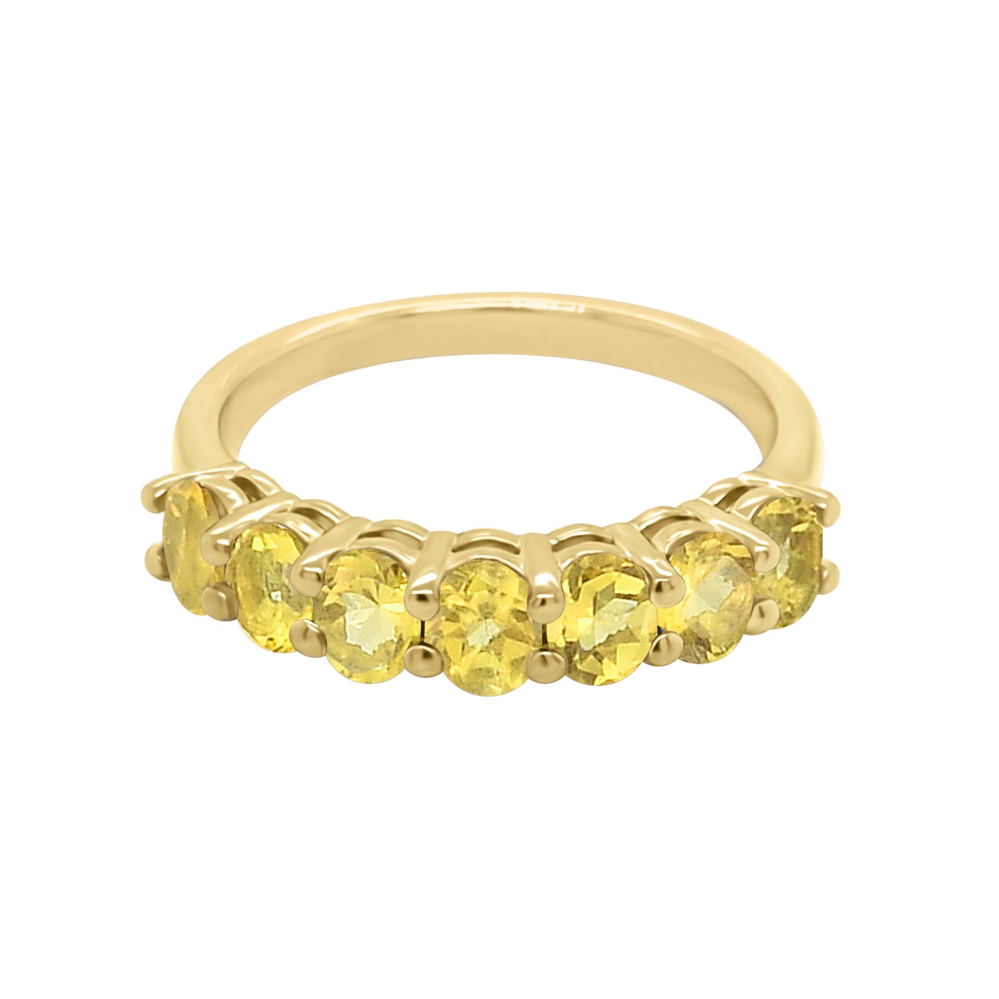Oval 4x3MM Gemstone Ring in 14K Gold
