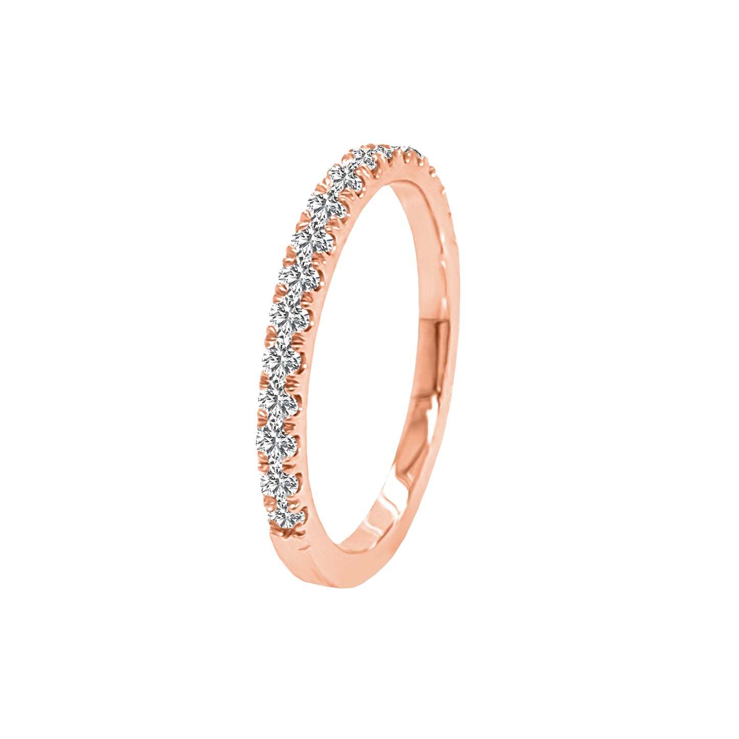 0.35Ct Diamond Wedding Band in 14K Gold