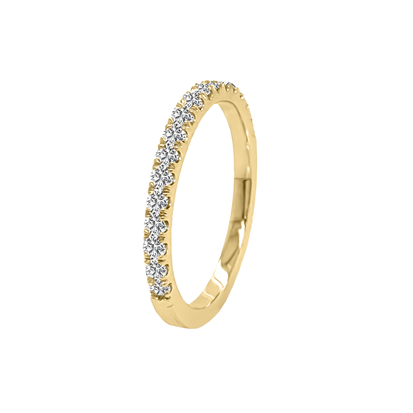 0.35Ct Diamond Wedding Band in 14K Gold