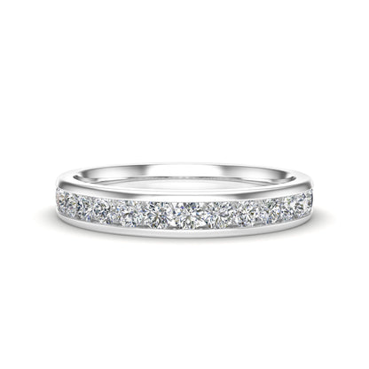 0.45Ct Diamond Channel Set Wedding Band in 14K Gold