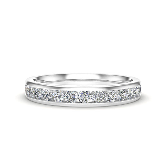 0.45Ct Diamond Channel Set Wedding Band in 14K Gold