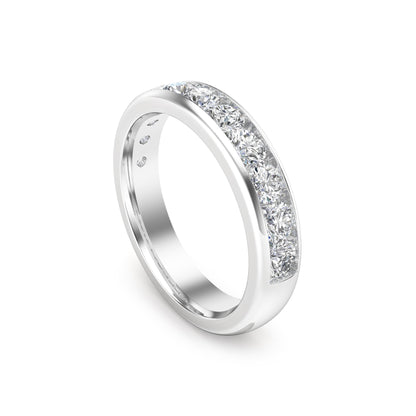 1.10Ct Diamond Channel Set Wedding Band in 14K Gold