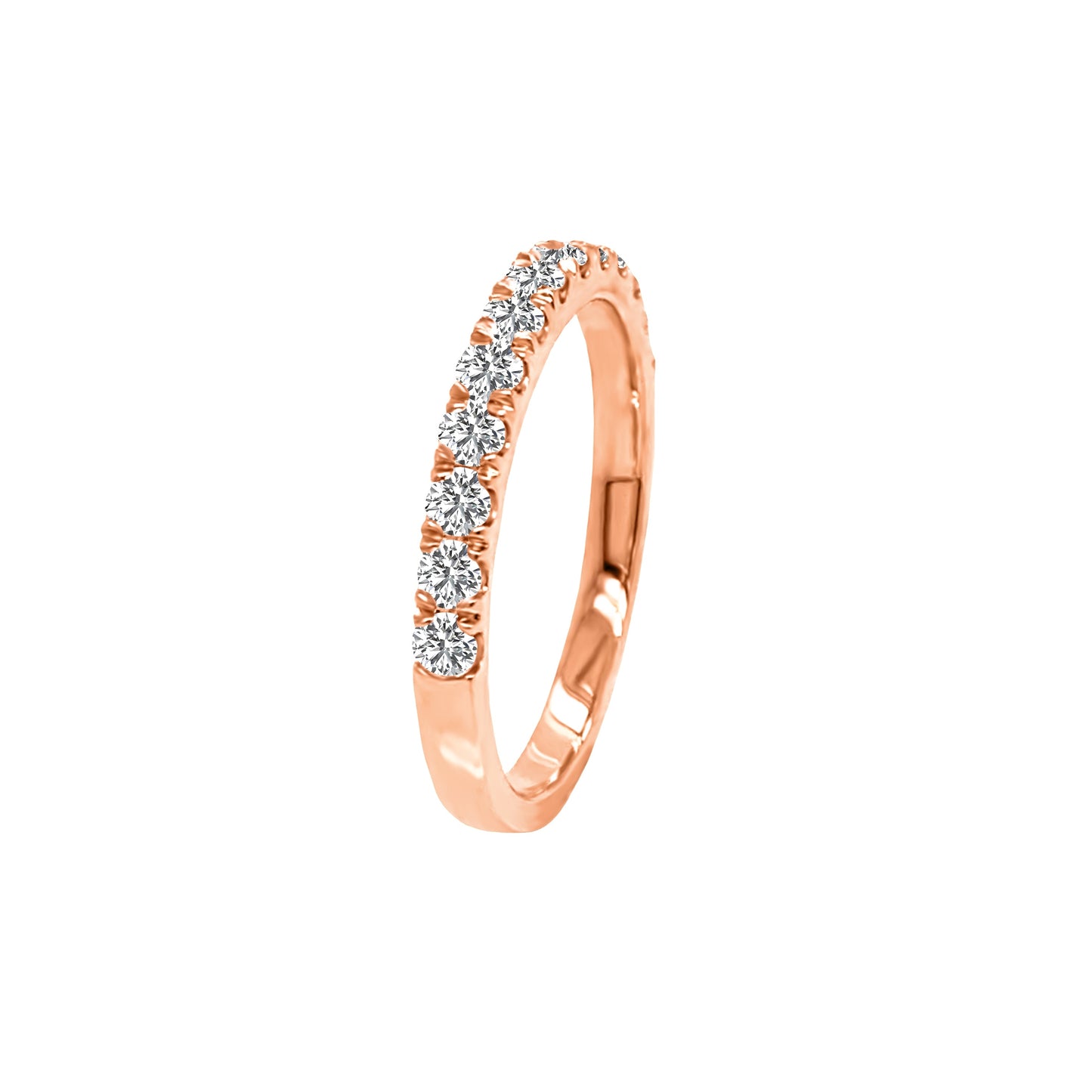 0.50Ct Diamond Wedding Band in 14K Gold