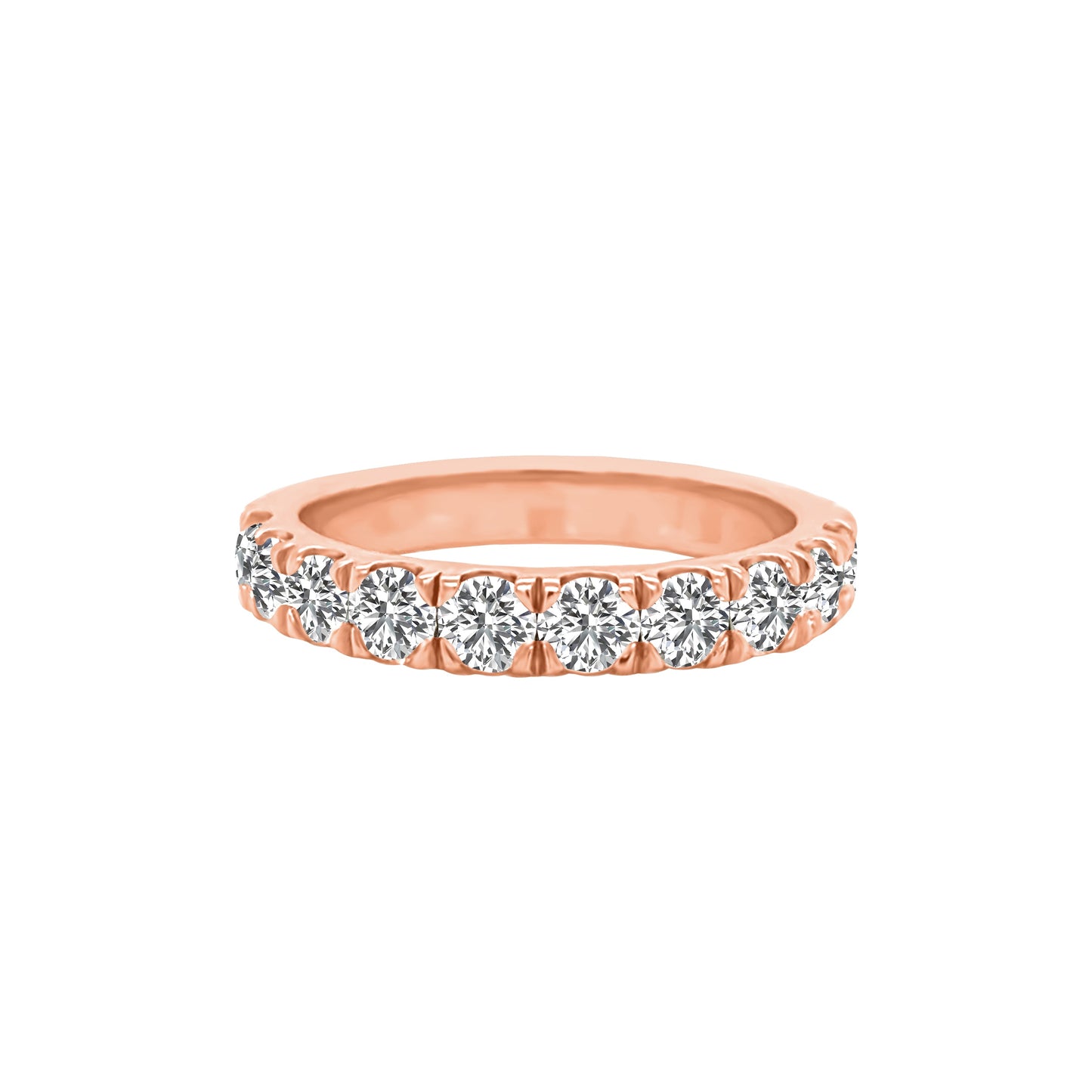 1.00Ct Diamond Wedding Band in 14K Gold