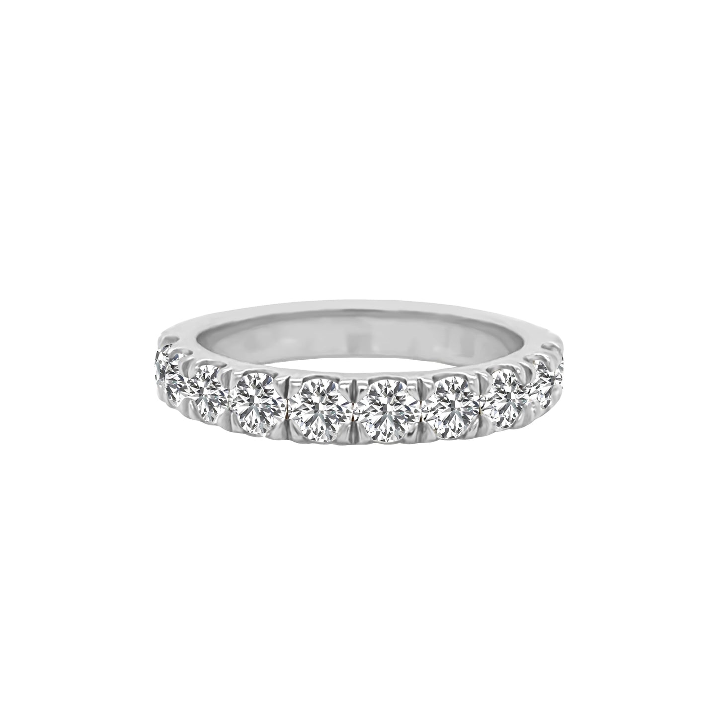 0.75Ct Diamond Wedding Band in 14K Gold
