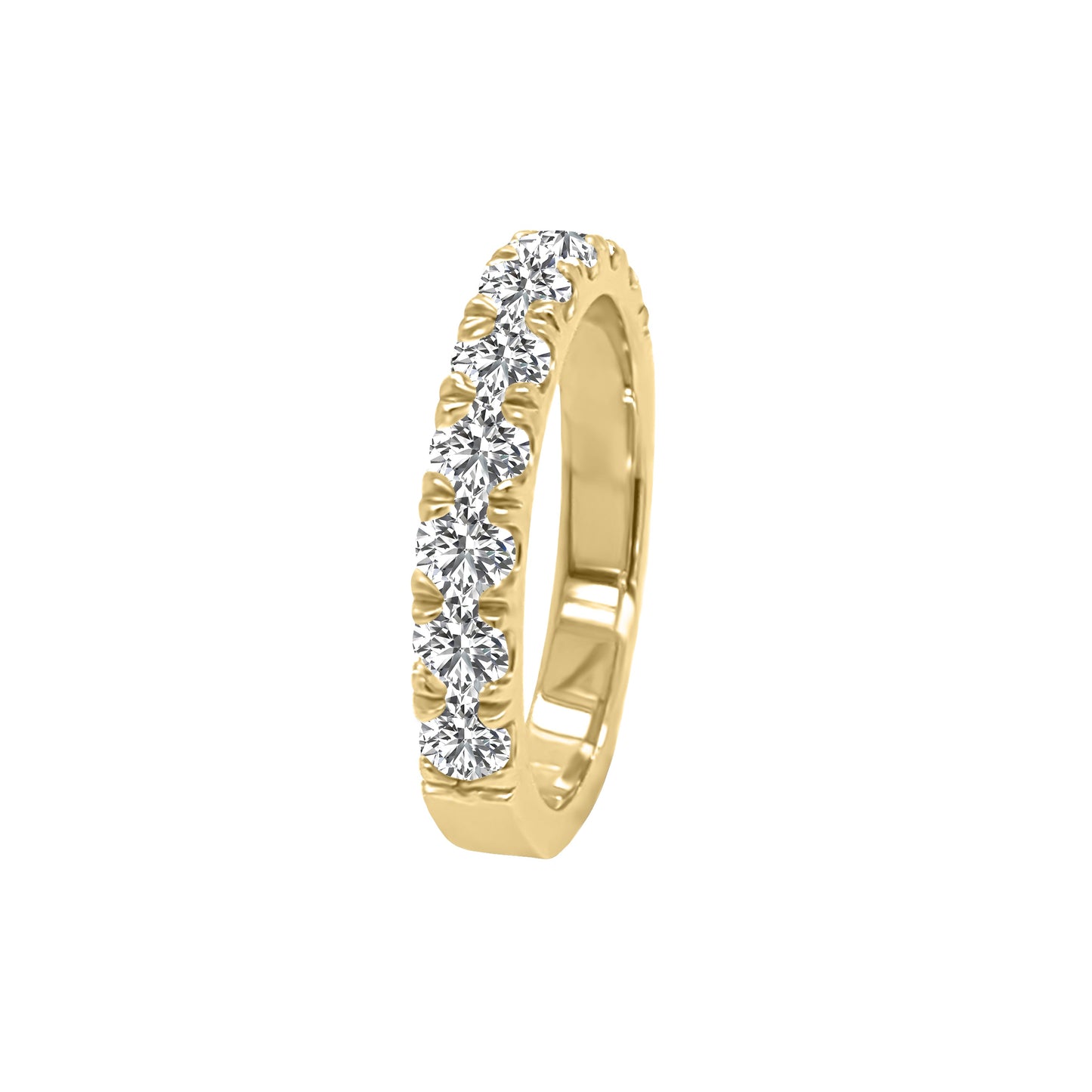1.00Ct Diamond Wedding Band in 14K Gold