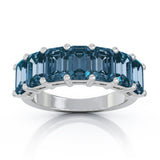 6x4MM Emerald Cut Gemstone Ring in 14K Gold