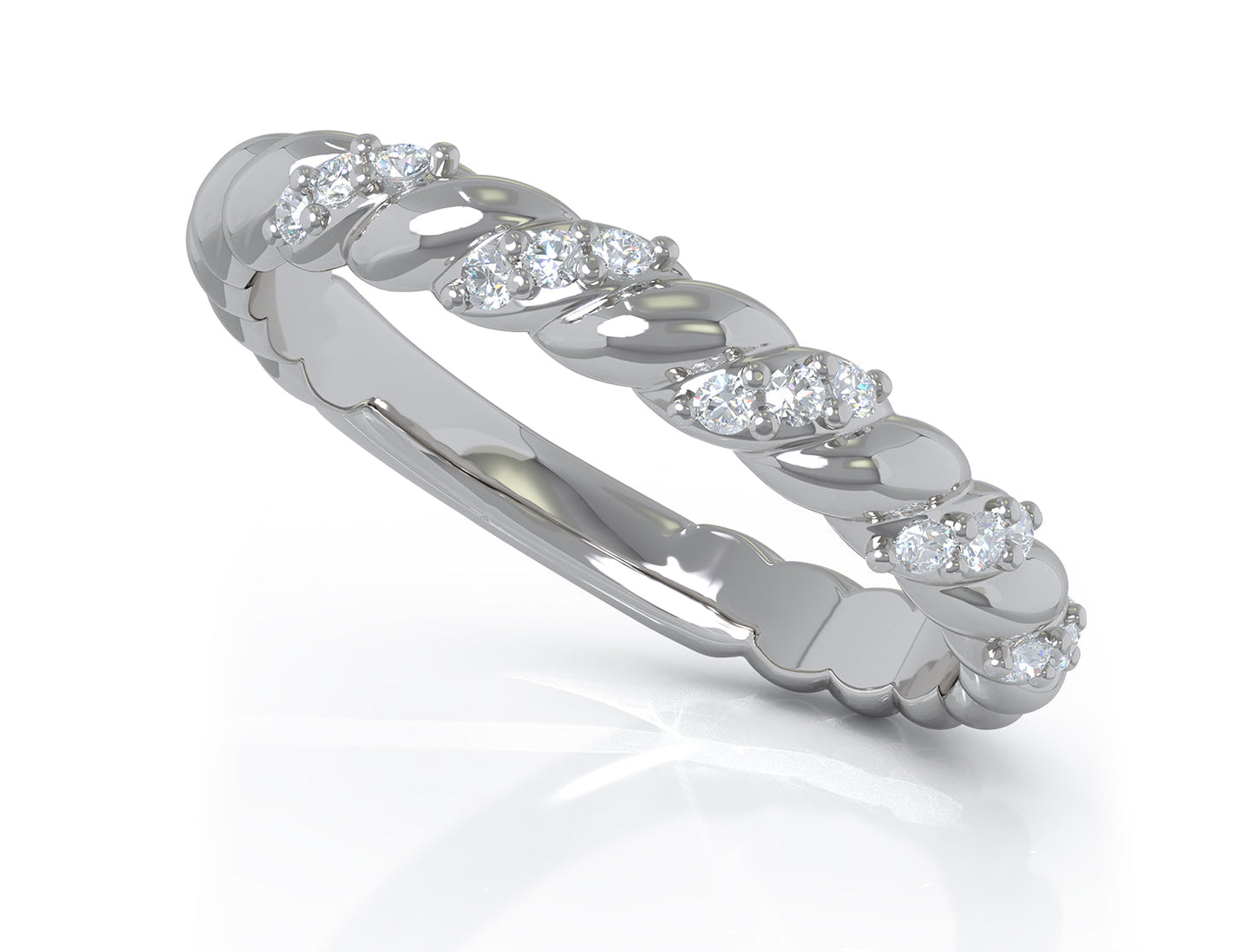 0.12Ct Diamond Ring in 14K Gold