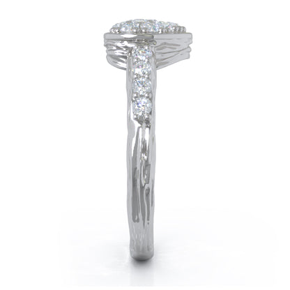 0.40Ct Diamond Heart Ring in 14K Gold