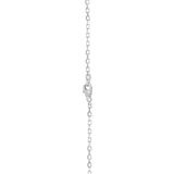 Gemstone & 0.15Ct Diamond Halo Pendant, 18" Gold Chain in 14K Gold