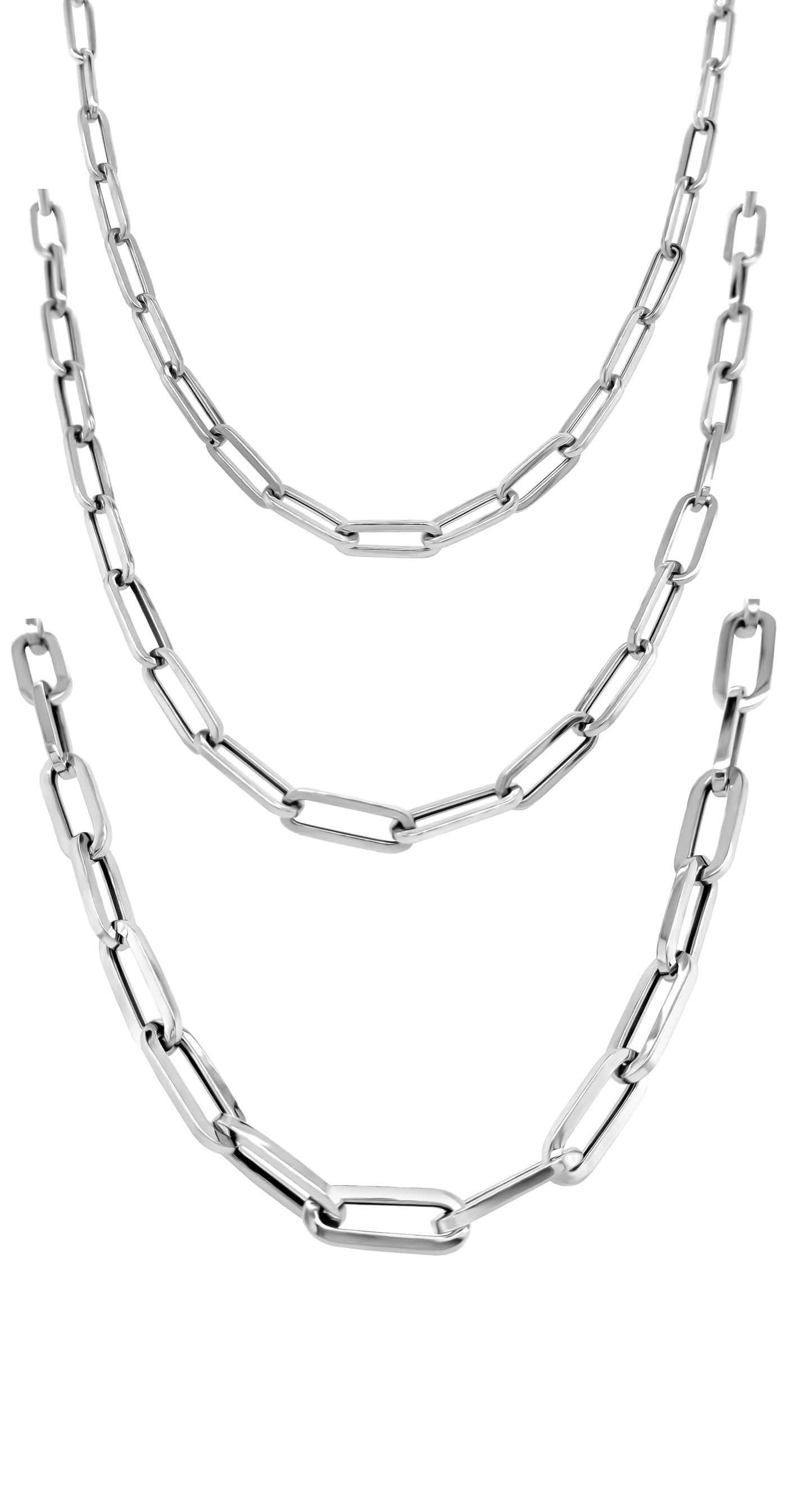 Link Paperclip Link Chain Necklace, 20" in 14K Gold