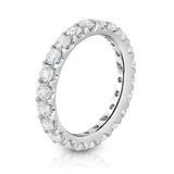 14K White Gold Diamond (1.9 Ct-2.25 Ct, G-H Color, SI2-I1 Clarity) Eternity Band